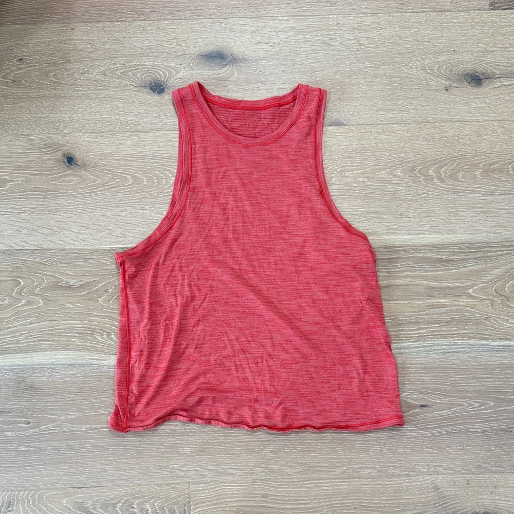 Lululemon Athletica Vibrant Coral Tank Top